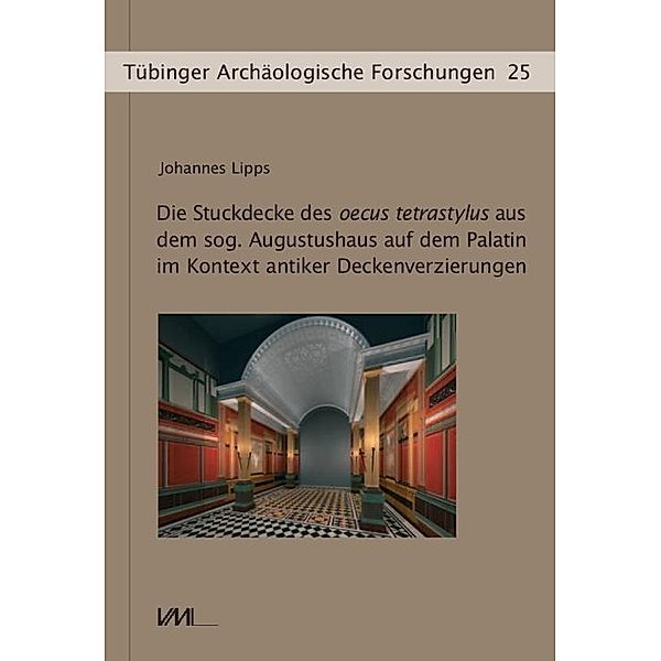 Lipps, J: Stuckdecke des oecus tetrastylus, Johannes Lipps