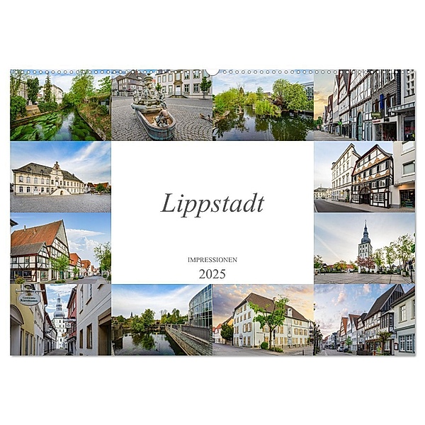 Lippstadt Impressionen (Wandkalender 2025 DIN A2 quer), CALVENDO Monatskalender, Calvendo, Dirk Meutzner