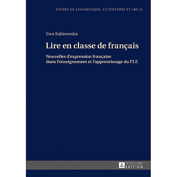 Lire en classe de français, Ewa Kalinowska