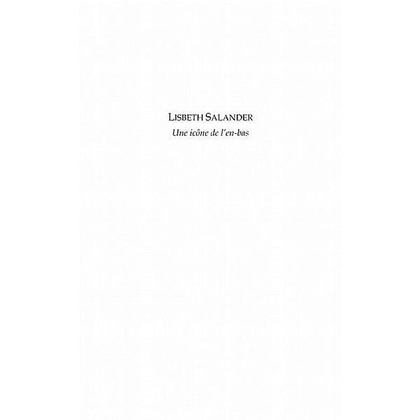 Lisbeth Salander / Hors-collection, Jean-Louis Bischoff