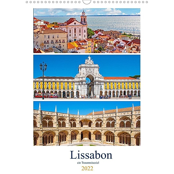 Lissabon - ein Traumreiseziel (Wandkalender 2022 DIN A3 hoch), Nina Schwarze