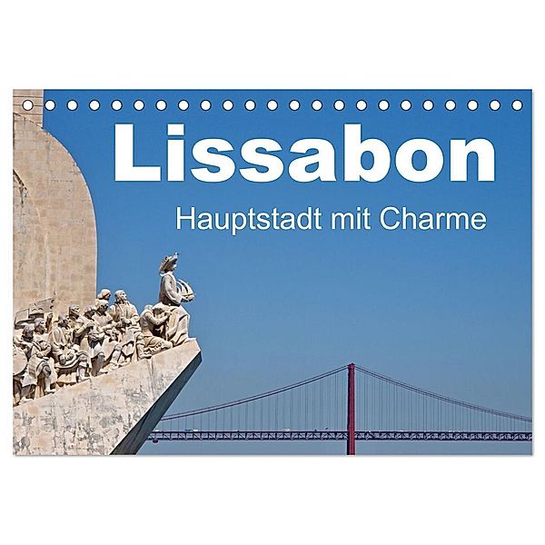 Lissabon - Hauptstadt mit Charme (Tischkalender 2024 DIN A5 quer), CALVENDO Monatskalender, insideportugal