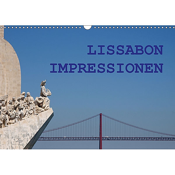 Lissabon Impressionen (Wandkalender 2019 DIN A3 quer), Atlantismedia