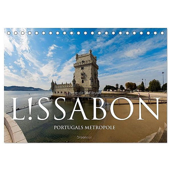 Lissabon - Portugals Metropole (Tischkalender 2024 DIN A5 quer), CALVENDO Monatskalender, Olaf Bruhn