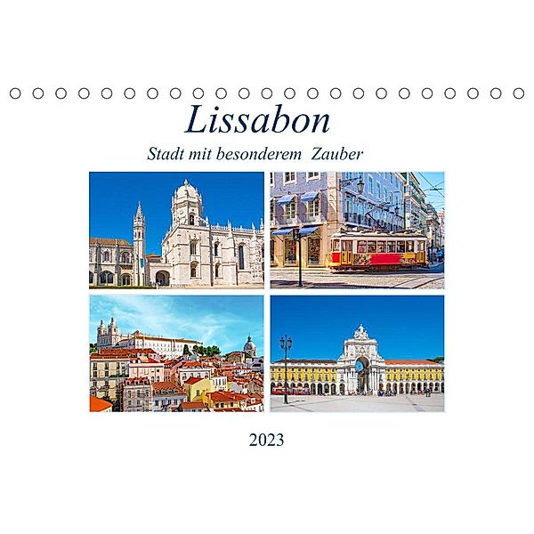 Lissabon - Stadt mit besonderem Zauber (Tischkalender 2023 DIN A5 quer), Nina Schwarze