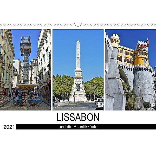 LISSABON und die Atlantikküste (Wandkalender 2021 DIN A3 quer), Ulrich Senff