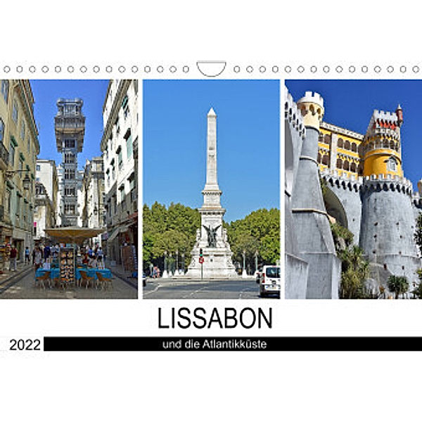 LISSABON und die Atlantikküste (Wandkalender 2022 DIN A4 quer), Ulrich Senff
