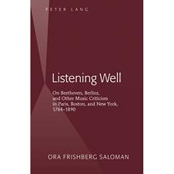 Listening Well, Ora Frishberg Saloman