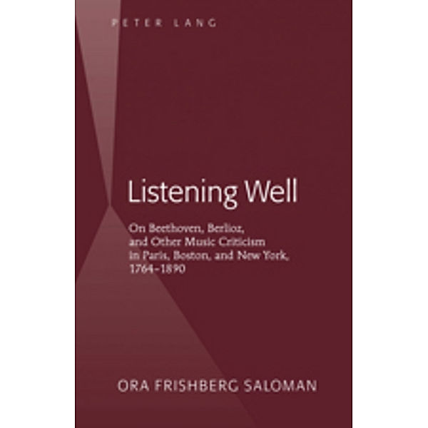 Listening Well, Ora Frishberg Saloman