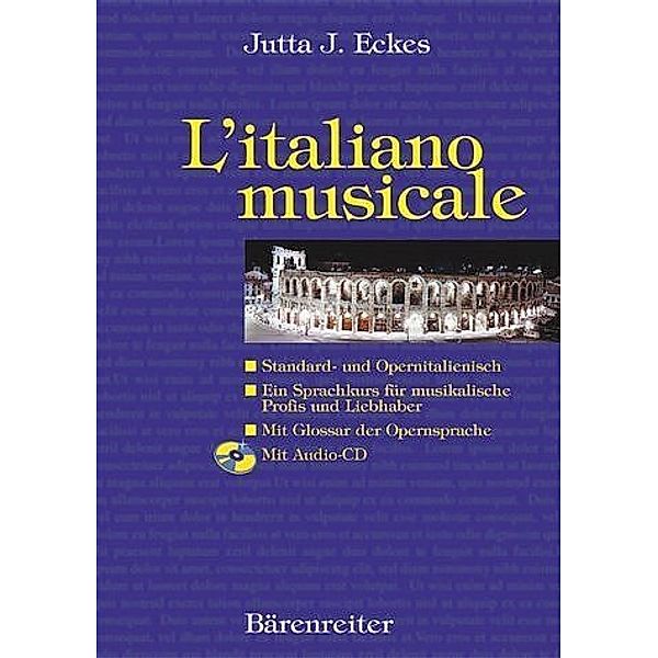 L'italiano musicale, m. 1 Audio-CD, Jutta J. Eckes