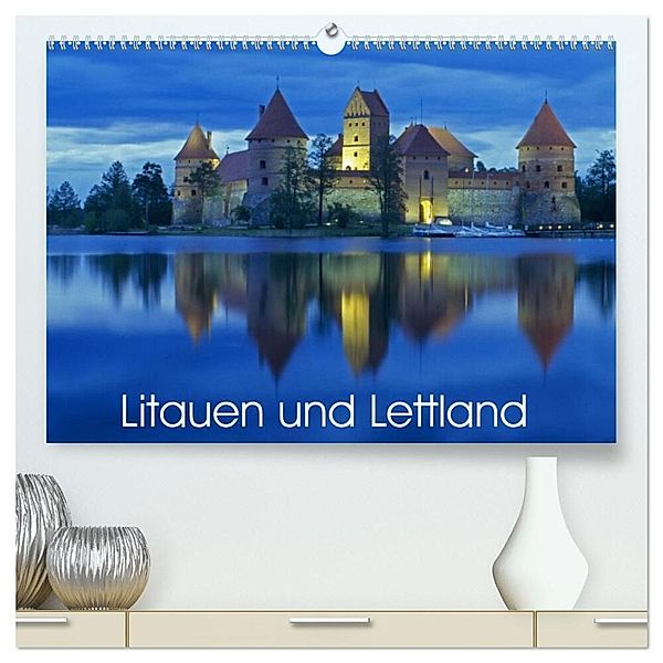 Litauen und Lettland (hochwertiger Premium Wandkalender 2024 DIN A2 quer), Kunstdruck in Hochglanz, Matthias Hanke