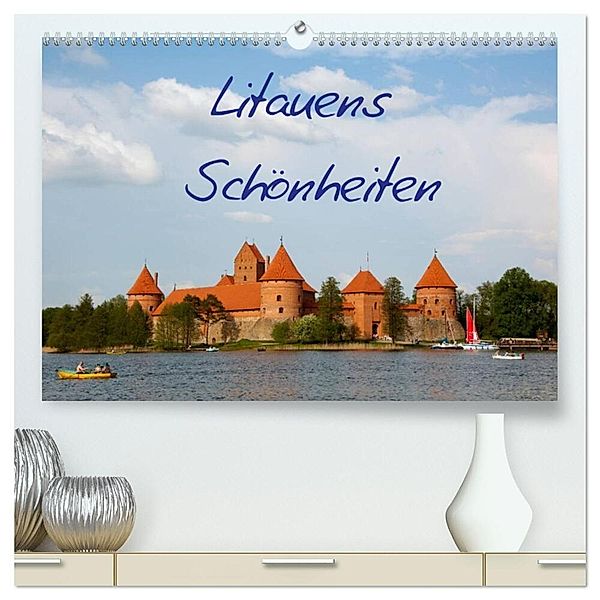 Litauens Schönheiten (hochwertiger Premium Wandkalender 2024 DIN A2 quer), Kunstdruck in Hochglanz, Calvendo