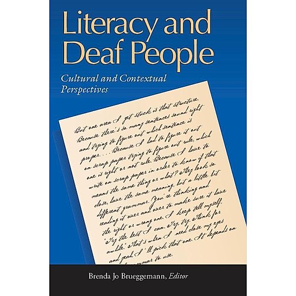 Literacy and Deaf People, Brueggemann Brenda Jo Brueggemann