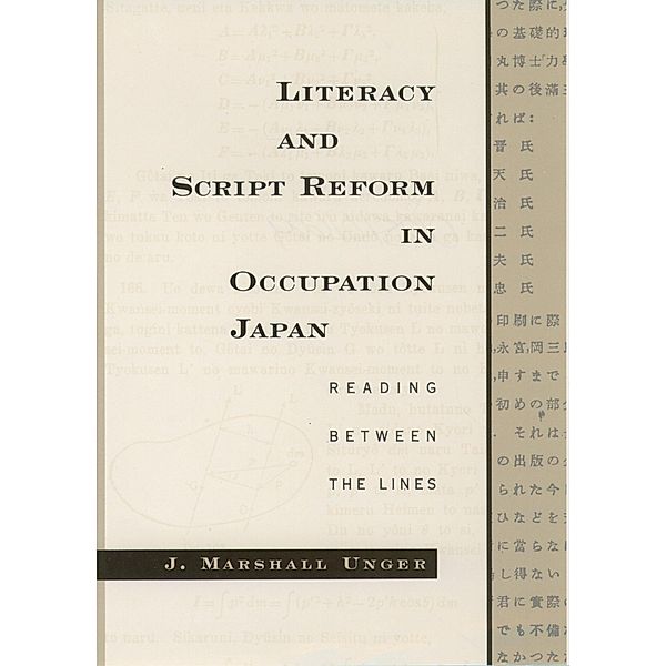 Literacy and Script Reform in Occupation Japan, J. Marshall Unger