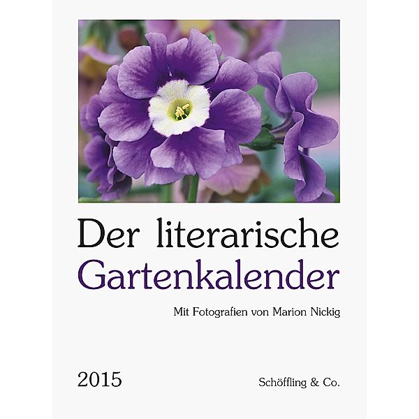 literarische Gartenkalender 2015