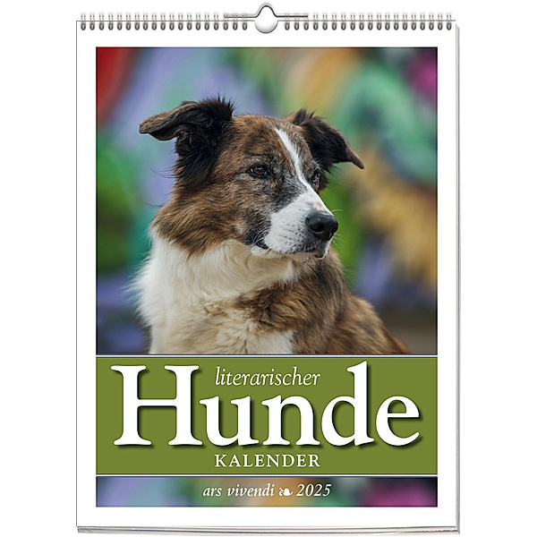 Literarischer Hunde - Kalender 2025, Vivendi Ars