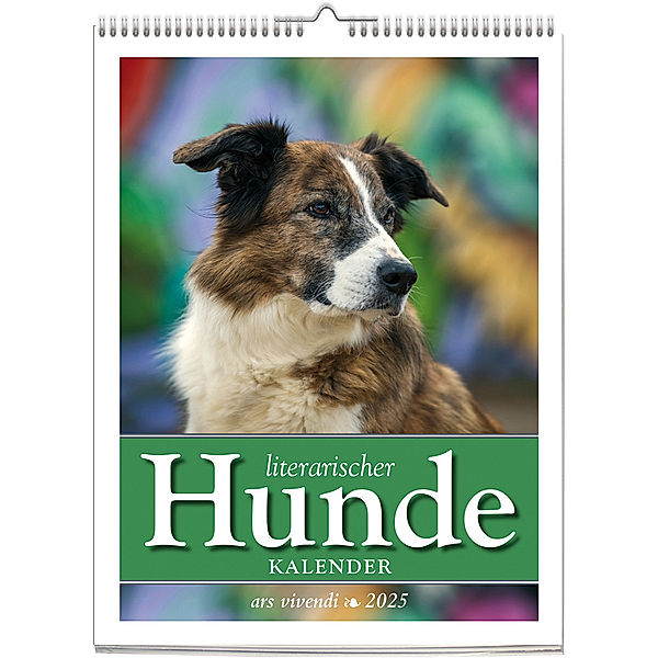 Literarischer Hunde - Kalender 2025, Vivendi Ars