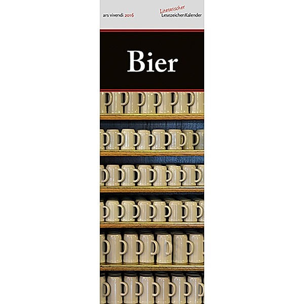 Literarischer Lesezeichenkalender Bier 2016