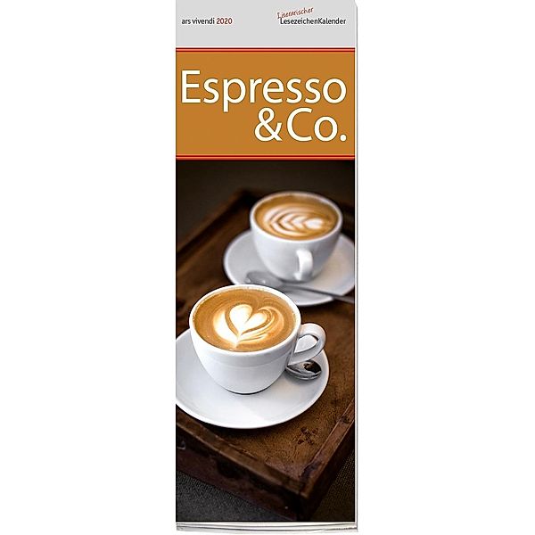 Literarischer Lesezeichenkalender Espresso & Co. 2020