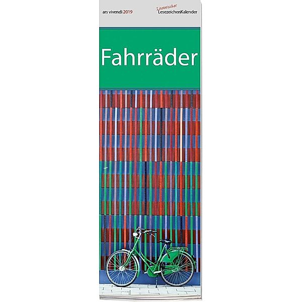 Literarischer Lesezeichenkalender Fahrrad 2019