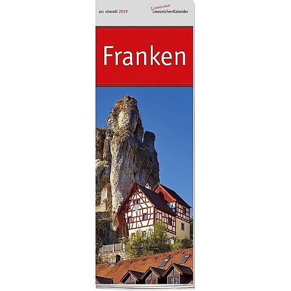 Literarischer Lesezeichenkalender Franken 2019