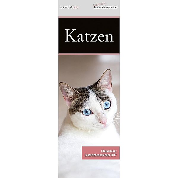 Literarischer Lesezeichenkalender Katzen 2017