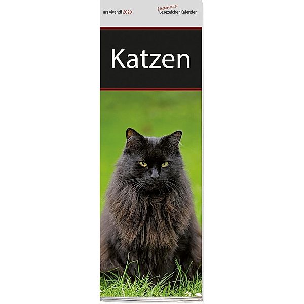 Literarischer Lesezeichenkalender Katzen 2020