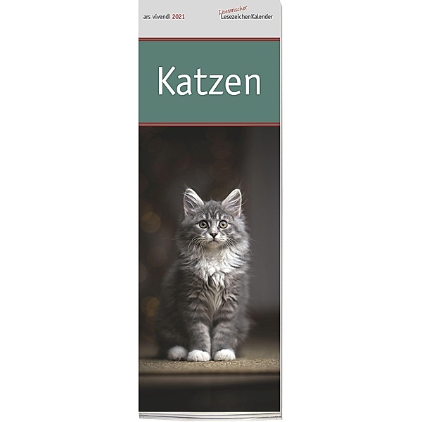 Literarischer Lesezeichenkalender Katzen 2021