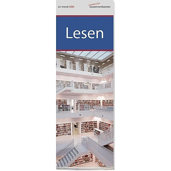 Literarischer Lesezeichenkalender Lesen 2020