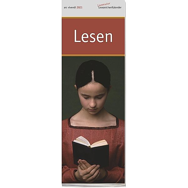 Literarischer Lesezeichenkalender Lesen 2021