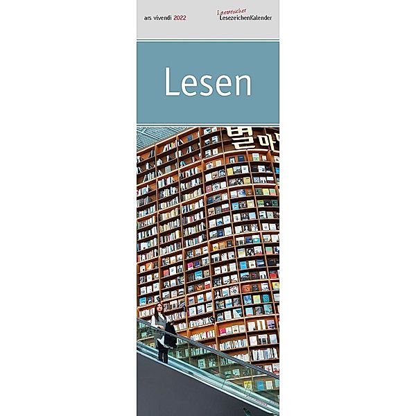 Literarischer Lesezeichenkalender Lesen 2022