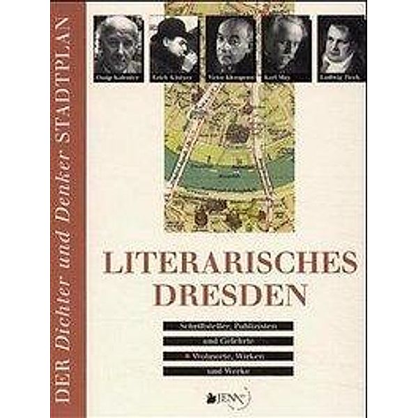 Literarisches Dresden, m. Faltplan, Norbert Weiß, Jens Wonneberger