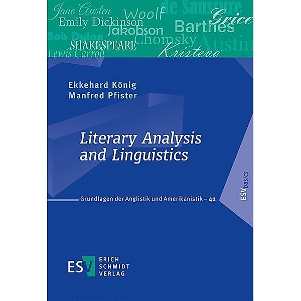 Literary Analysis and Linguistics, Ekkehard König, Manfred Pfister