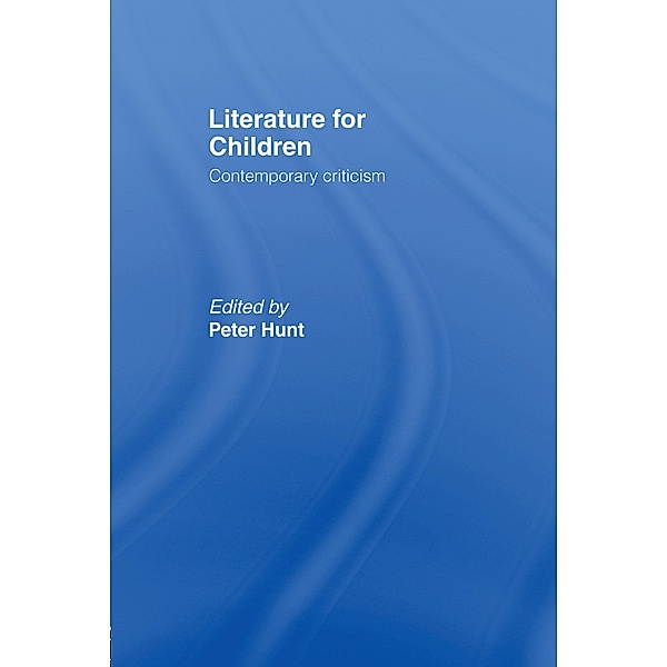 Literature For Children, Peter Hunt