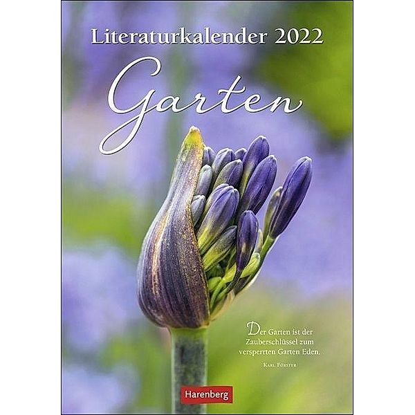 Literaturkalender Garten 2022