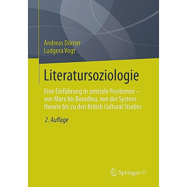 Literatursoziologie, Andreas Dörner, Ludgera Vogt