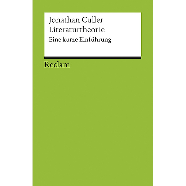 Literaturtheorie, Jonathan Culler