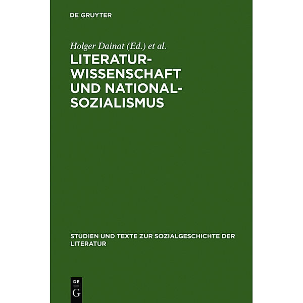 Literaturwissenschaft und Nationalsozialismus