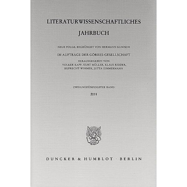 Literaturwissenschaftliches Jahrbuch.