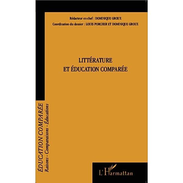 Litterature et education comparee / Hors-collection, Dominique Groux