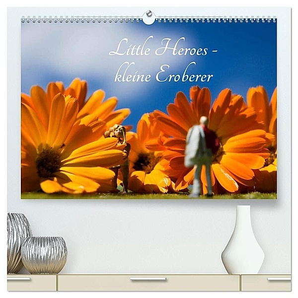 Little Heroes - kleine Eroberer (hochwertiger Premium Wandkalender 2024 DIN A2 quer), Kunstdruck in Hochglanz, Andreas Konieczka