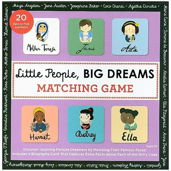 Little People, BIG DREAMS Matching Game, María Isabel Sánchez Vegara