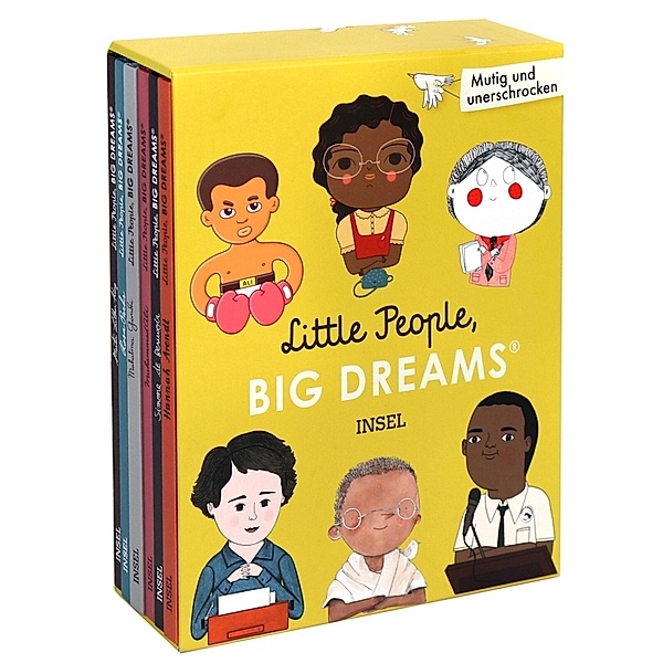 Little People, Big Dreams: Mutig und unerschrocken, 6 Teile, María Isabel Sánchez Vegara