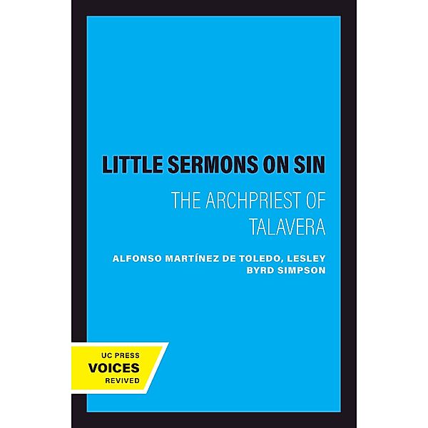 Little Sermons on Sin, Alfonso Martínez de Toledo
