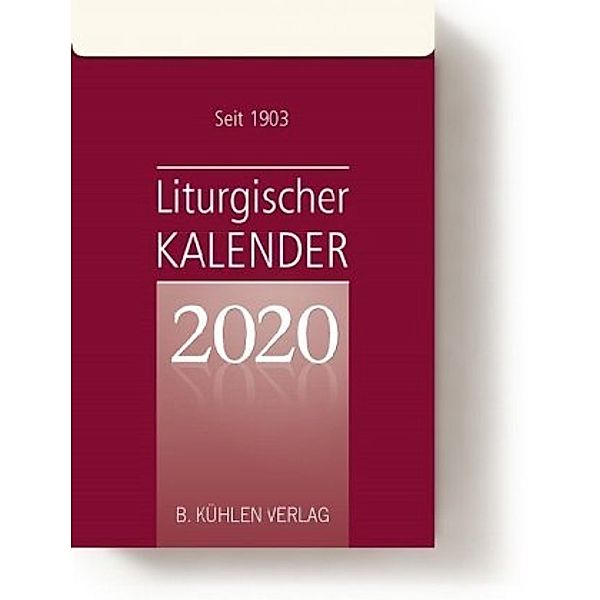 Liturgischer Kalender 2020