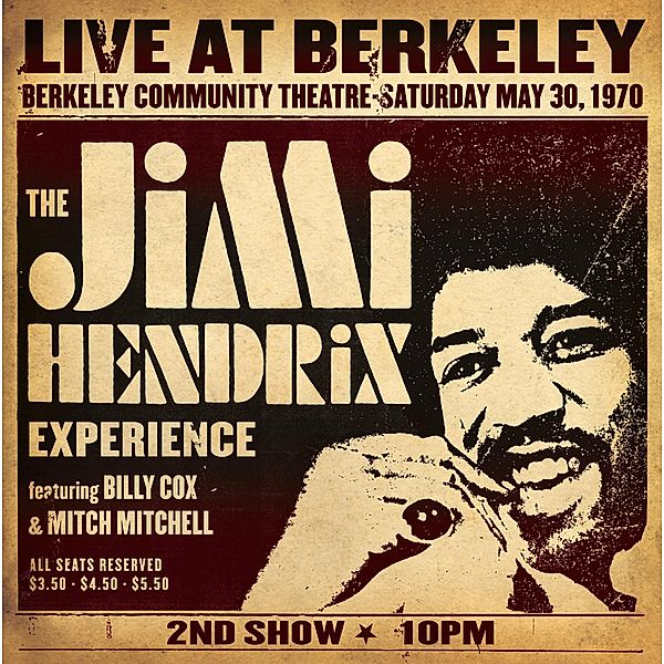 Live At Berkeley (Vinyl), Jimi Experience Hendrix