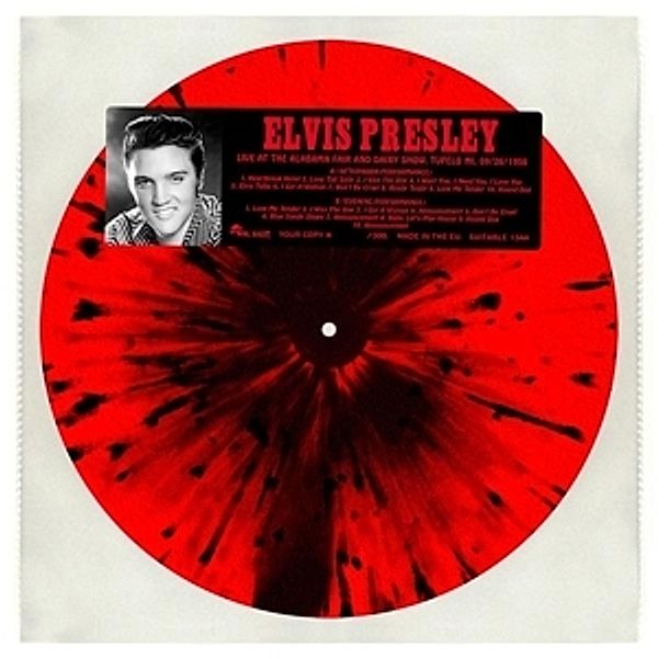 Live At The Alabama Fair And Dairy (Vinyl), Elvis Presley