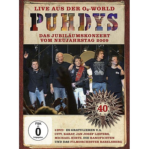 Live Aus der O2 World - Das Jubiläumskonzert, Puhdys