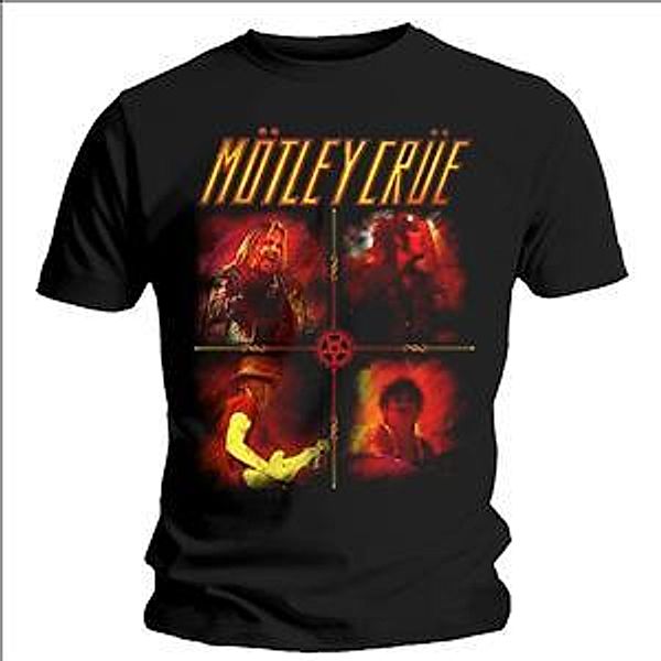 Live Collage Logo T-Shirt (Blk, Motley Crue