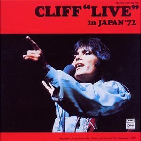 Live In Japan 1972, Cliff Richard